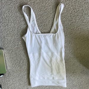 White shapewear / slip